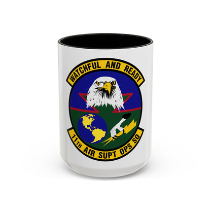 11 Air Support Operations Squadron ACC (U.S. Air Force) Accent Coffee Mug