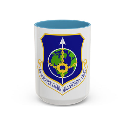 848 Supply Chain Management Group AFMC (U.S. Air Force) Accent Coffee Mug