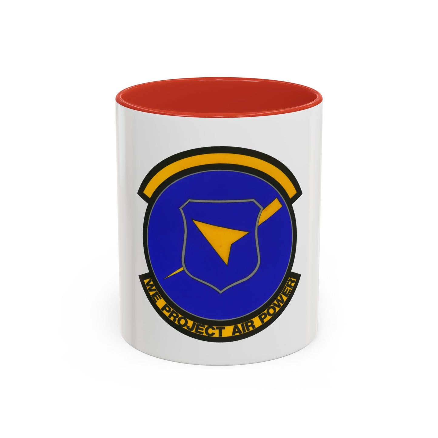 496 Air Base Sq USAFE (U.S. Air Force) Accent Coffee Mug