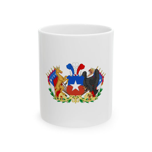 Greater Coat of Arms of Chile (1834-1920) - White Coffee Mug