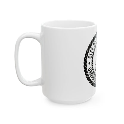Seal of Tampa Florida - White Coffee Mug