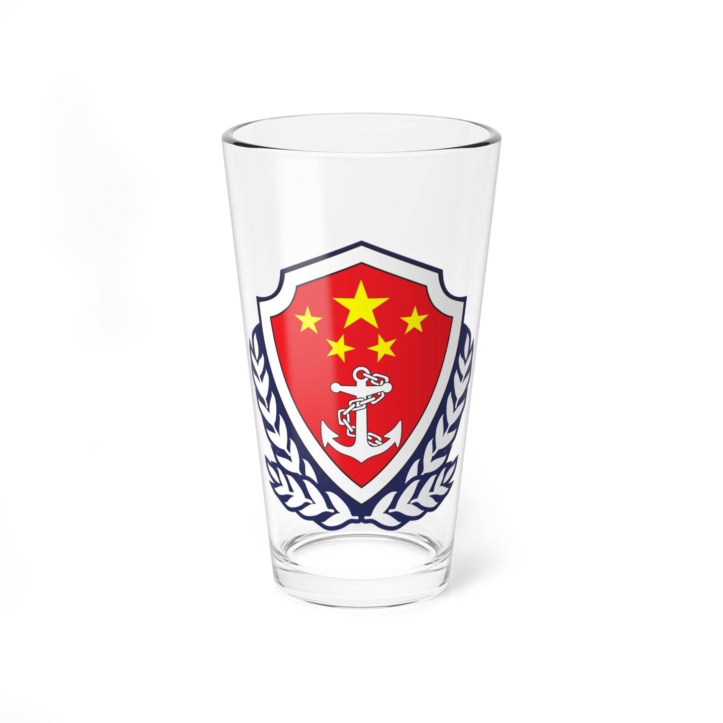 Emblem of China Coast Guard (China) (Coat of Arms) Pint Glass 16oz