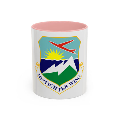 142nd Fighter Wing (U.S. Air Force) Accent Coffee Mug