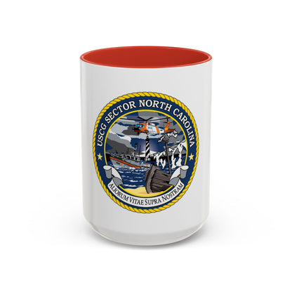 USCG Secctor North Carolina (U.S. Coast Guard) Accent Coffee Mug