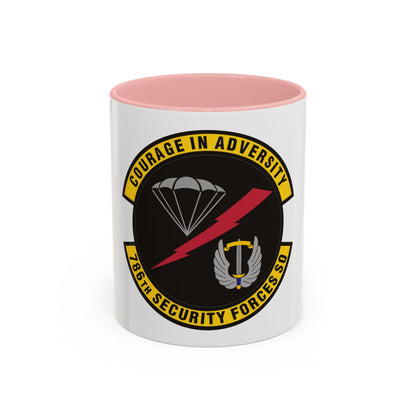 786th Security Forces Squadron (U.S. Air Force) Accent Coffee Mug