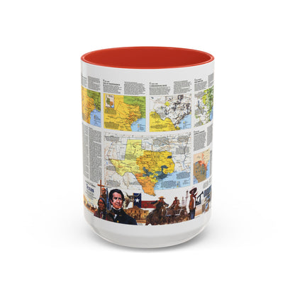 USA - Texas 2 (1986) (Map) Accent Coffee Mug