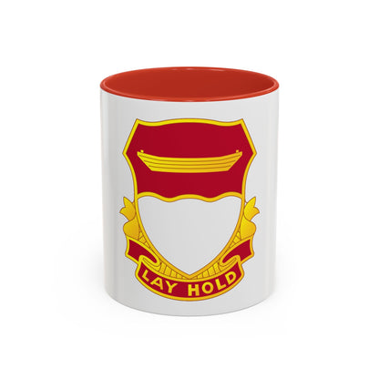 87 Engineer Battalion (U.S. Army) Accent Coffee Mug