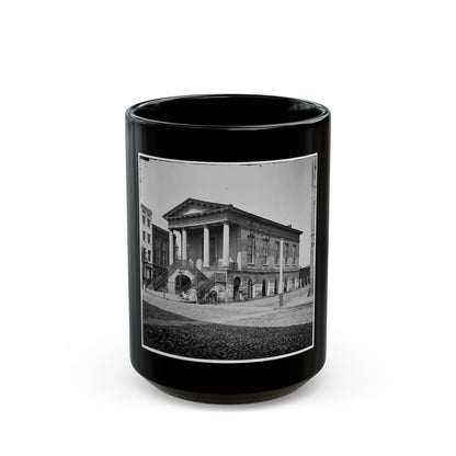 Charleston, S.C. The Old Market House (188 Meeting Street) (U.S. Civil War) Black Coffee Mug