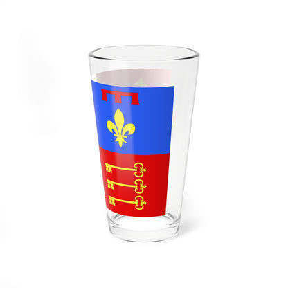 Drapeau fr departement Vaucluse (France) Pint Glass 16oz