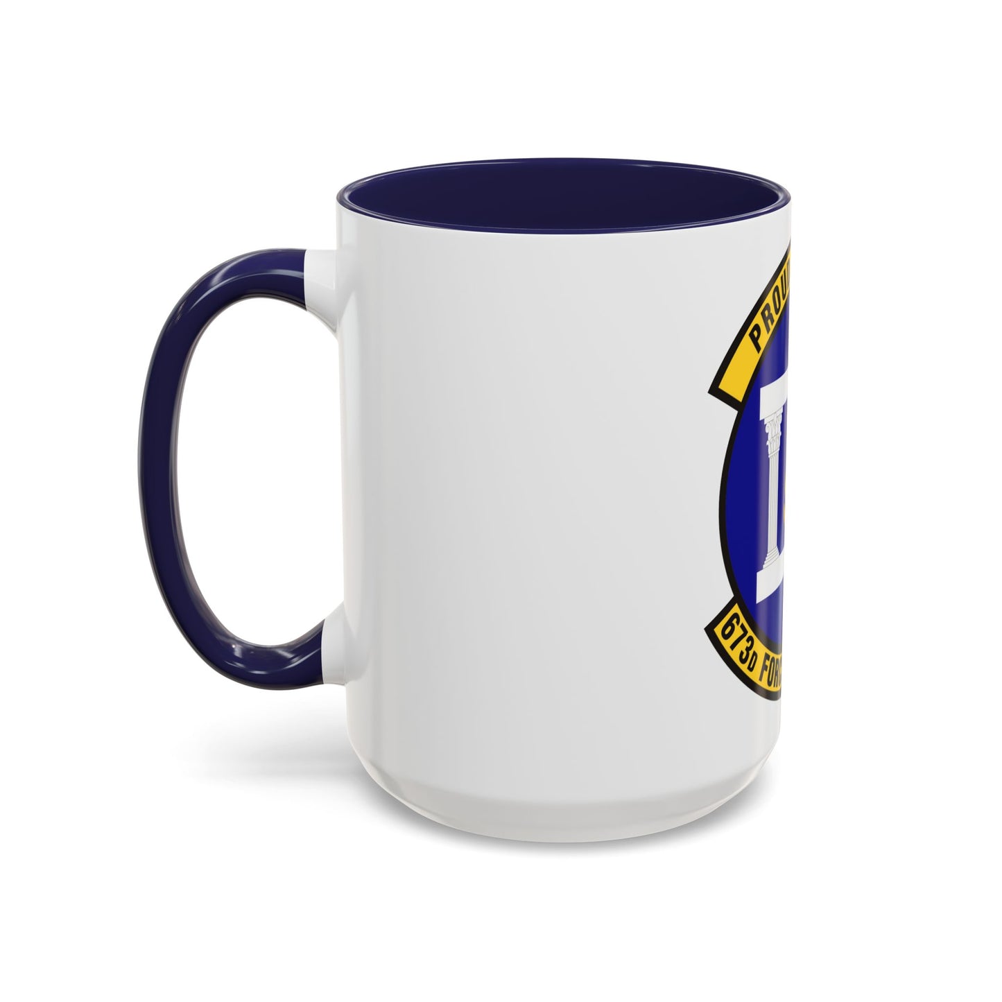 673d Force Support Squadron (U.S. Air Force) Accent Coffee Mug