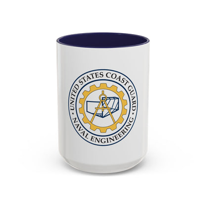 USCG Naval Engineering (U.S. Coast Guard) Accent Coffee Mug