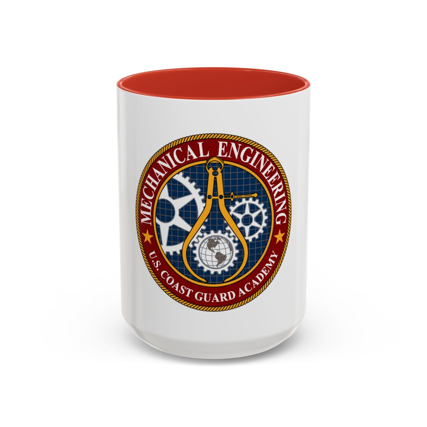 USCG Acad Mech Engineering (U.S. Coast Guard) Accent Coffee Mug
