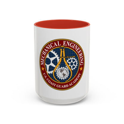 USCG Acad Mech Engineering (U.S. Coast Guard) Accent Coffee Mug