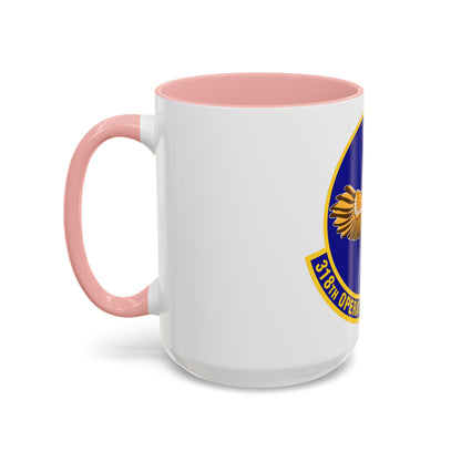 318th Operations Support Squadron (U.S. Air Force) Accent Coffee Mug