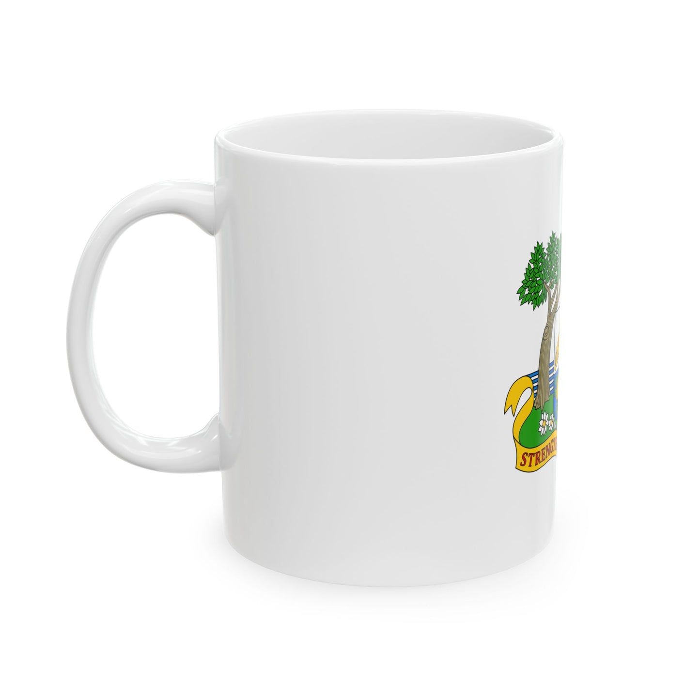 Coat of arms of Anguilla 1967-1980 - White Coffee Mug