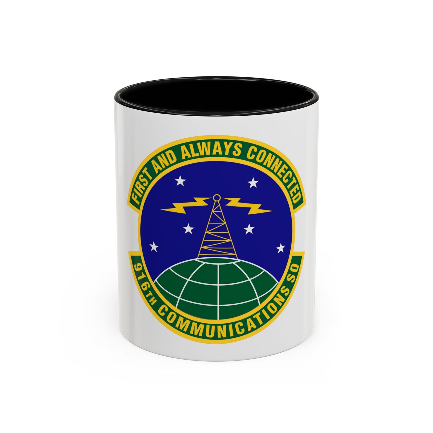 916th Communications Squadron (U.S. Air Force) Accent Coffee Mug