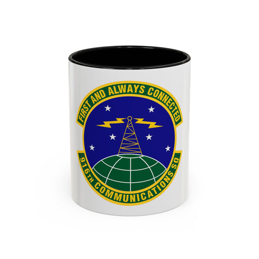 916th Communications Squadron (U.S. Air Force) Accent Coffee Mug