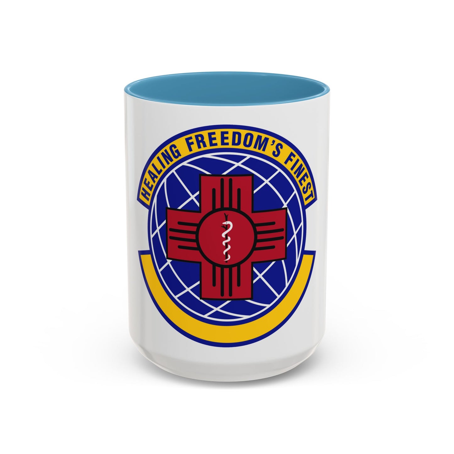 377 Healthcare Operations Squadron AFGSC (U.S. Air Force) Accent Coffee Mug