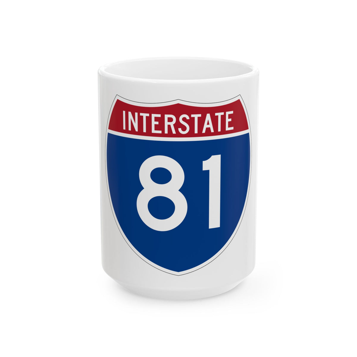 Interstate 81 (U.S. Highways) White Coffee Mug