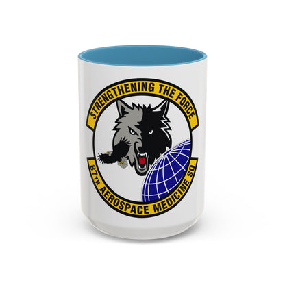 87th Aerospace Medicine Squadron (U.S. Air Force) Accent Coffee Mug