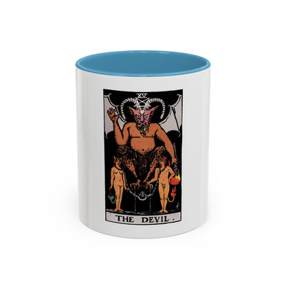The Devil (Tarot Card) Accent Coffee Mug