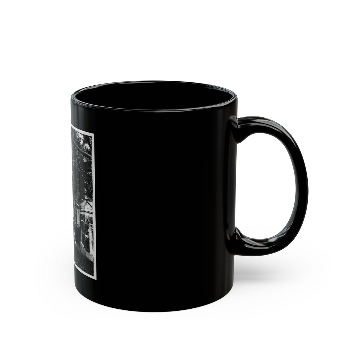 Backyard (U.S. Civil War) Black Coffee Mug