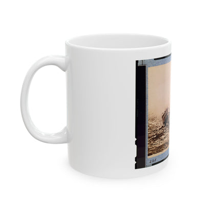 Dead Horse On Battlefield, Gettysburg, Pennsylvania (U.S. Civil War) White Coffee Mug