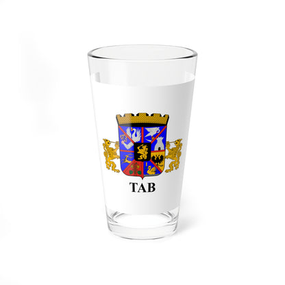 Flag of Tab (Hungary) Pint Glass 16oz