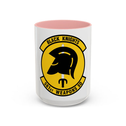 561 Weapons Squadron ACC (U.S. Air Force) Accent Coffee Mug