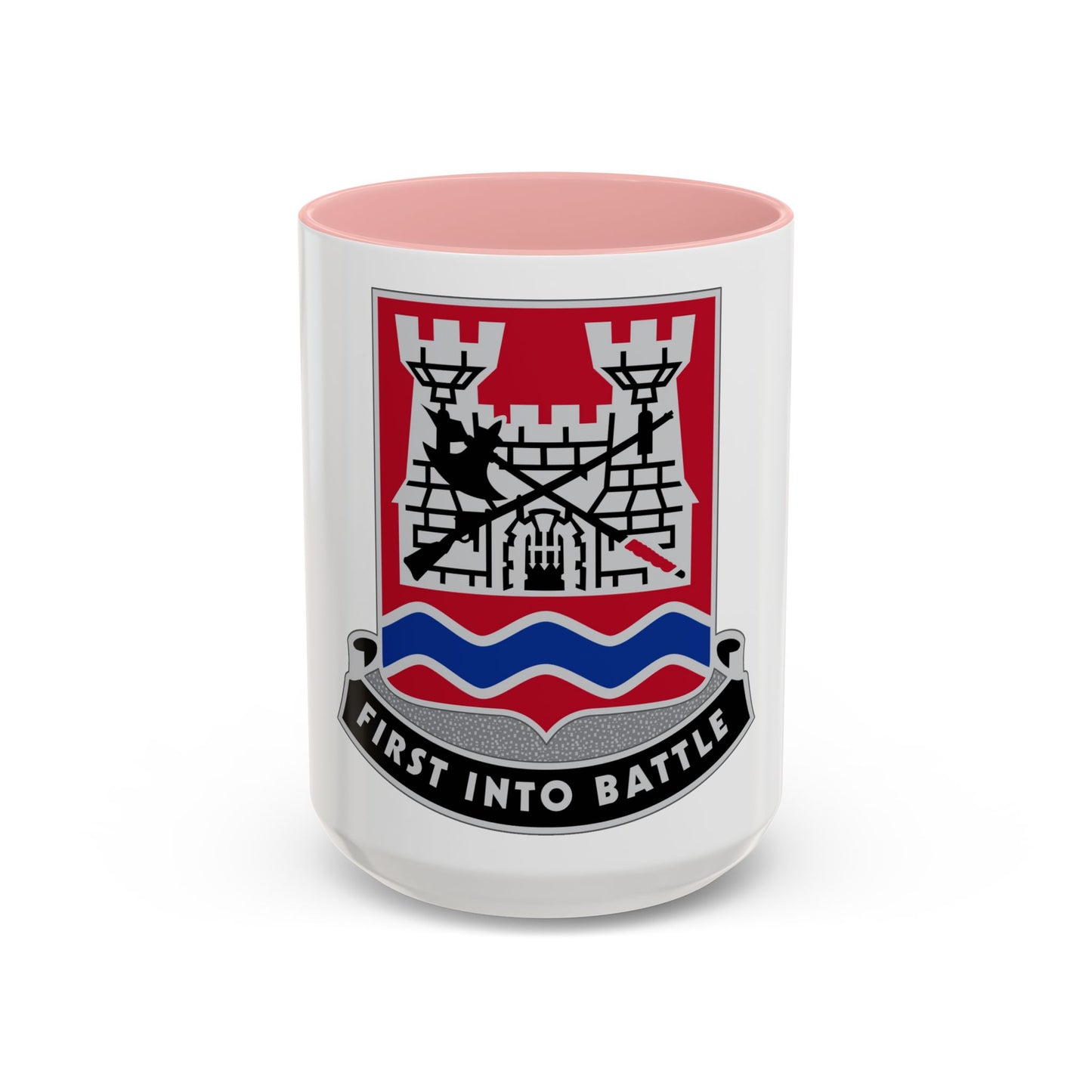 898 Engineer Battalion (U.S. Army) Accent Coffee Mug