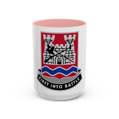 898 Engineer Battalion (U.S. Army) Accent Coffee Mug