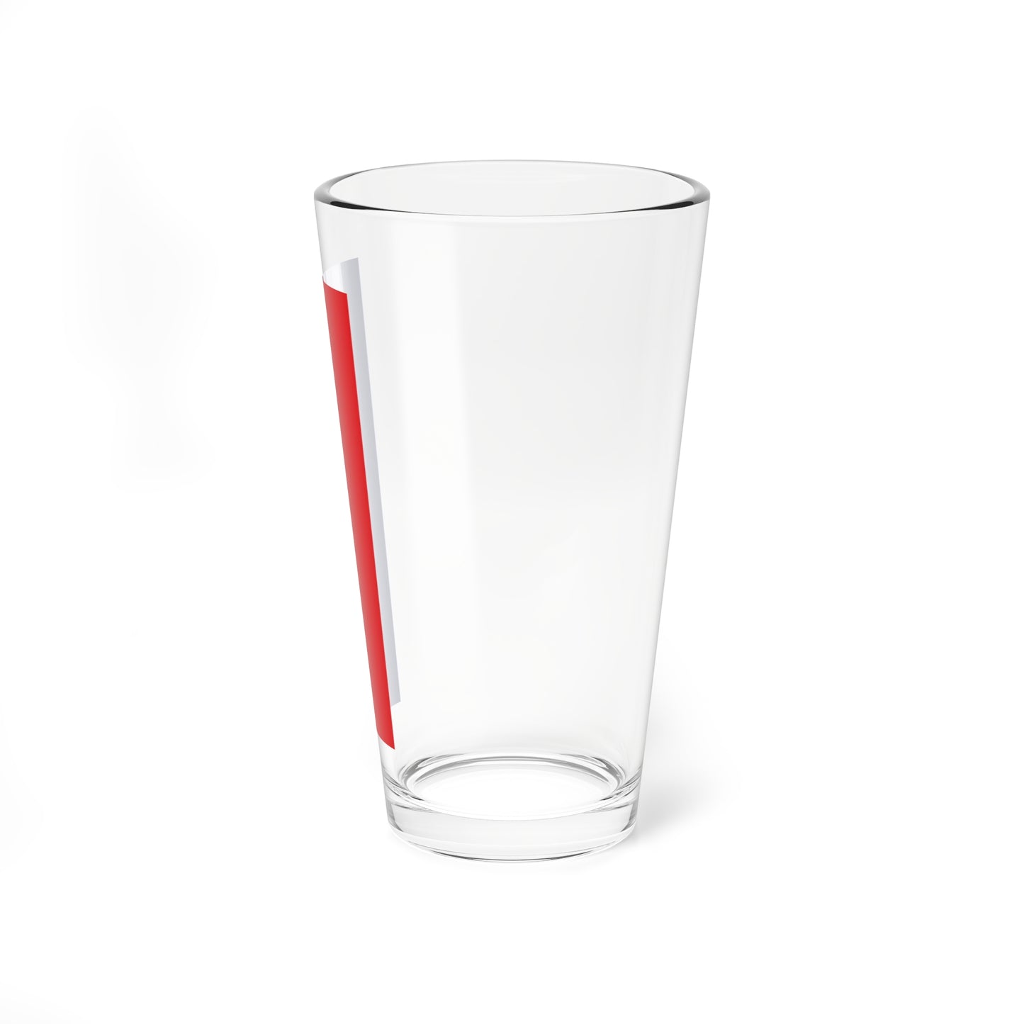 Flag blue red 2x5 (Germany) Pint Glass 16oz