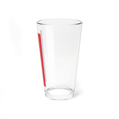 Flag blue red 2x5 (Germany) Pint Glass 16oz