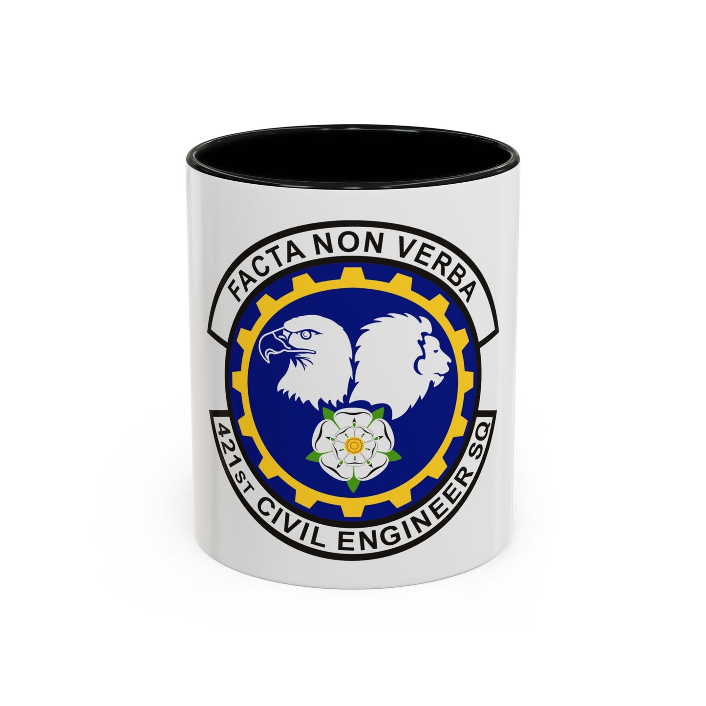 421st Civil Engineer Squadron (U.S. Air Force) Accent Coffee Mug