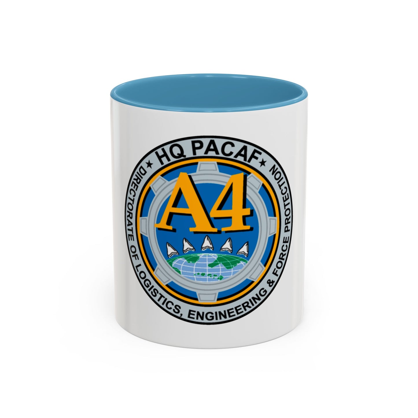 HQ PACAF A4 (U.S. Air Force) Accent Coffee Mug