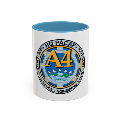 HQ PACAF A4 (U.S. Air Force) Accent Coffee Mug