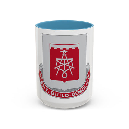 330 Engineer Battalion (U.S. Army) Accent Coffee Mug