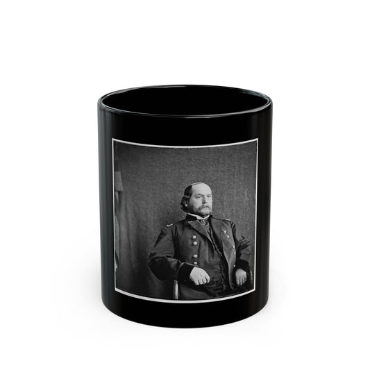 City Point, Virginia. General Rufus Ingalls, U.S.A. (U.S. Civil War) Black Coffee Mug