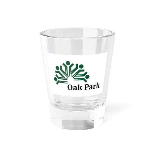 Flag of Oak Park Illinois (United States) Shot Glass 1.5oz
