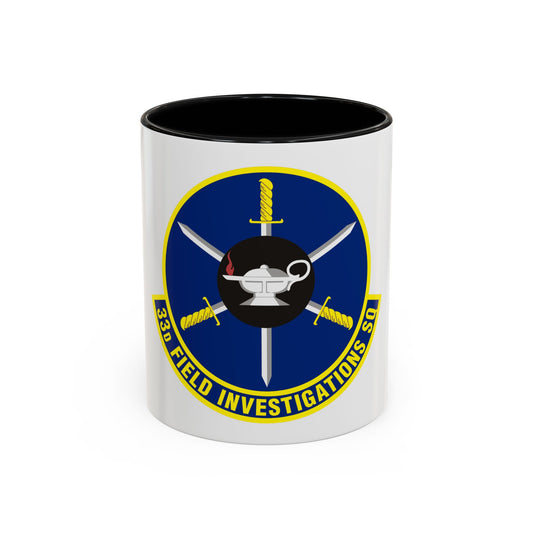 33d Field Investigations Squadron (U.S. Air Force) Accent Coffee Mug