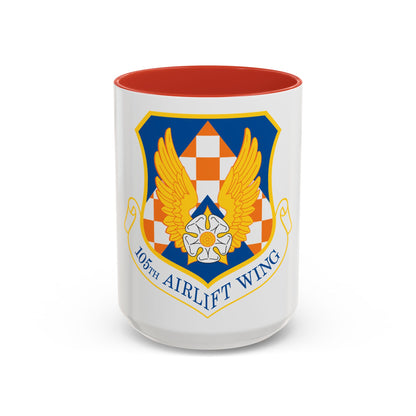 105th Airlift Wing (U.S. Air Force) Accent Coffee Mug