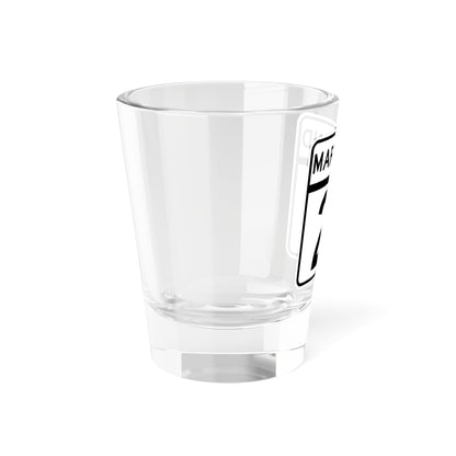MD Route 21 (Maryland) (Road Sign) Shot Glass 1.5oz