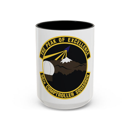 50th Comptroller Squadron (U.S. Air Force) Accent Coffee Mug