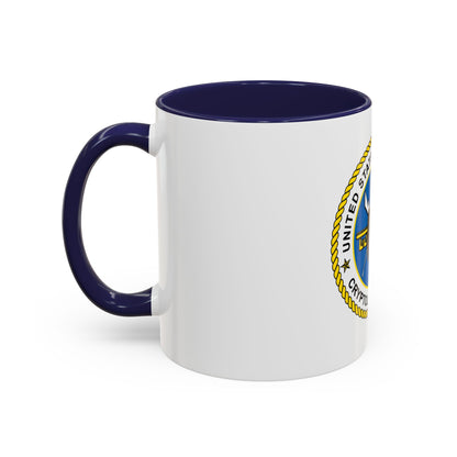 USCG Cryptologic Group (U.S. Coast Guard) Accent Coffee Mug