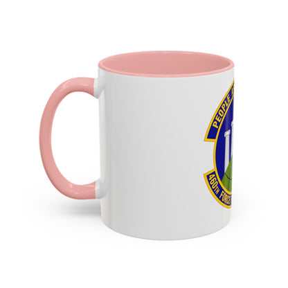 460 Force Support Squadron AFSPC (U.S. Air Force) Accent Coffee Mug