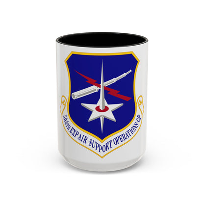 504th Expeditionary Air Support Operations Group (U.S. Air Force) Accent Coffee Mug