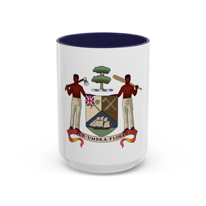 Coat of arms of British Honduras (1907-1967) - Accent Coffee Mug