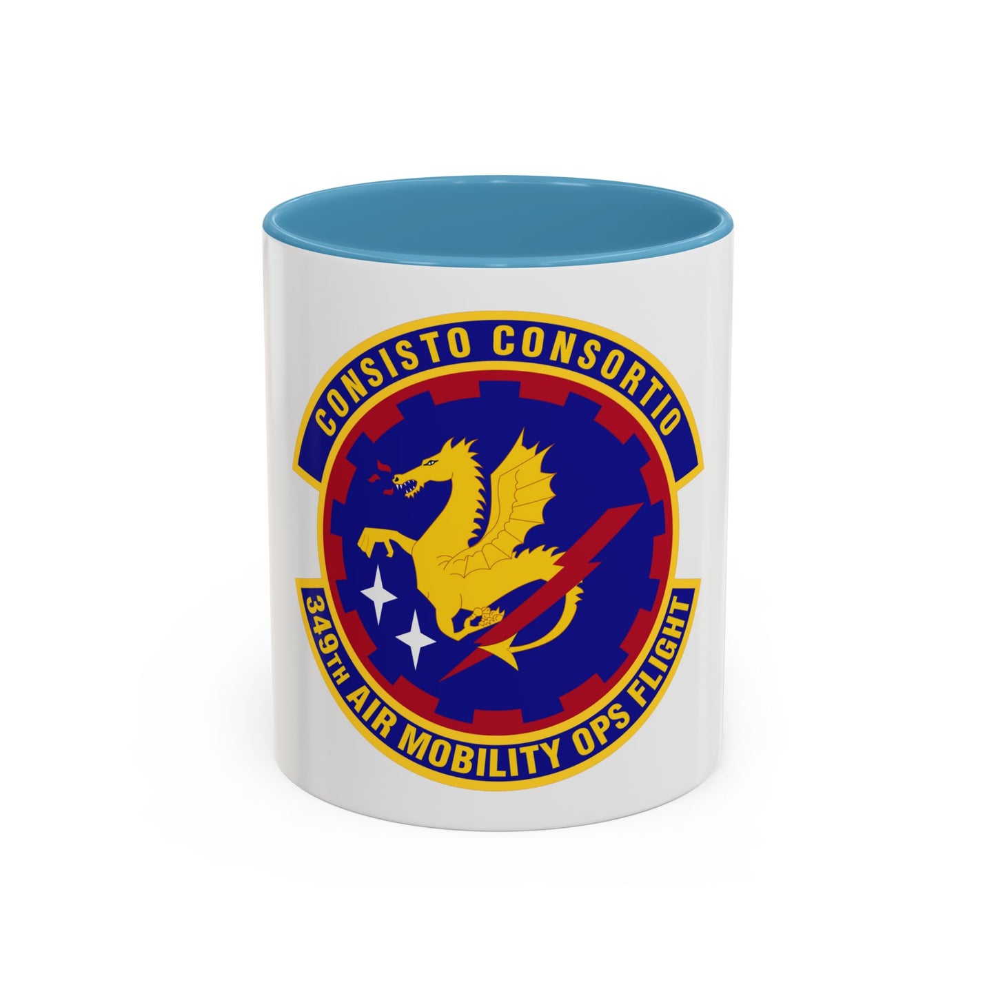 349th Air Mobility Operations Flight (U.S. Air Force) Accent Coffee Mug