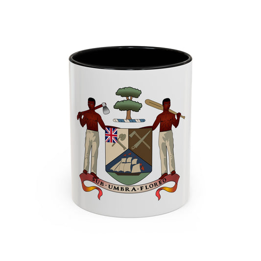 Coat of arms of British Honduras (1907-1967) - Accent Coffee Mug