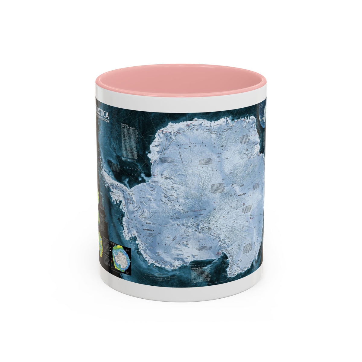 Antarctica (2002) (Map) Accent Coffee Mug